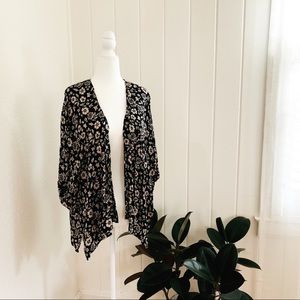 Floral Print Kimono